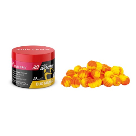 3D WORMS WAFTERS DUO MANGO 10mm 20g MATCHPRO